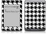 Houndstooth Black and White - Decal Style Skin (fits Amazon Kindle Touch Skin)
