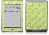 Wavey Sage Green - Decal Style Skin (fits Amazon Kindle Touch Skin)