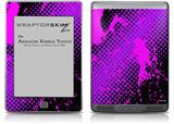 Halftone Splatter Hot Pink Purple - Decal Style Skin (fits Amazon Kindle Touch Skin)