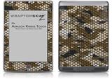 HEX Mesh Camo 01 Brown - Decal Style Skin (fits Amazon Kindle Touch Skin)