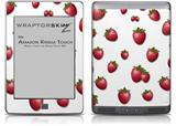 Strawberries on White - Decal Style Skin (fits Amazon Kindle Touch Skin)