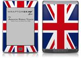 Union Jack 02 - Decal Style Skin (fits Amazon Kindle Touch Skin)