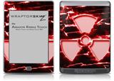 Radioactive Red - Decal Style Skin (fits Amazon Kindle Touch Skin)