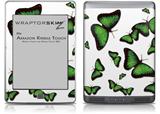 Butterflies Green - Decal Style Skin (fits Amazon Kindle Touch Skin)