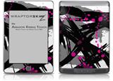 Abstract 02 Pink - Decal Style Skin (fits Amazon Kindle Touch Skin)