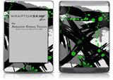Abstract 02 Green - Decal Style Skin (fits Amazon Kindle Touch Skin)