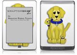 Puppy Dogs on White - Decal Style Skin (fits Amazon Kindle Touch Skin)