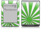 Rising Sun Japanese Flag Green - Decal Style Skin (fits Amazon Kindle Touch Skin)