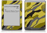 Camouflage Yellow - Decal Style Skin (fits Amazon Kindle Touch Skin)