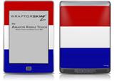 Red White and Blue - Decal Style Skin (fits Amazon Kindle Touch Skin)