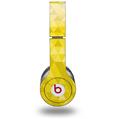 Skin Decal Wrap works with Original Beats Solo HD Headphones Triangle Mosaic Yellow Skin Only (HEADPHONES NOT INCLUDED)