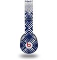Skin Decal Wrap works with Original Beats Solo HD Headphones Wavey Navy Blue Skin Only (HEADPHONES NOT INCLUDED)