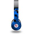 Skin Decal Wrap works with Original Beats Solo HD Headphones HEX Blue Skin Only (HEADPHONES NOT INCLUDED)