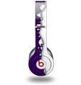 Skin Decal Wrap works with Original Beats Solo HD Headphones Ripped Colors Purple White Skin Only (HEADPHONES NOT INCLUDED)