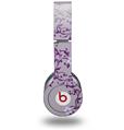 Skin Decal Wrap works with Original Beats Solo HD Headphones Victorian Design Purple Skin Only (HEADPHONES NOT INCLUDED)