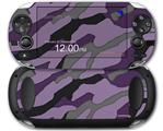 Camouflage Purple - Decal Style Skin fits Sony PS Vita