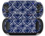 Wavey Navy Blue - Decal Style Skin fits Sony PS Vita