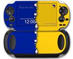 Ripped Colors Blue Yellow - Decal Style Skin fits Sony PS Vita