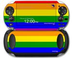 Rainbow Stripes - Decal Style Skin fits Sony PS Vita