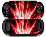 Lightning Red - Decal Style Skin fits Sony PS Vita