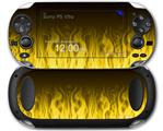 Fire Yellow - Decal Style Skin fits Sony PS Vita