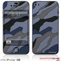 iPhone 4S Skin Camouflage Blue
