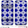 iPhone 4S Skin Boxed Royal Blue