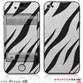 iPhone 4S Skin Zebra Skin