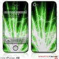 iPhone 4S Skin Lightning Green