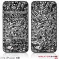 iPhone 4S Skin Aluminum Foil