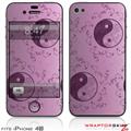 iPhone 4S Skin Feminine Yin Yang Purple