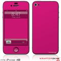 iPhone 4S Skin Solids Collection Fushia