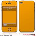 iPhone 4S Skin Solids Collection Orange