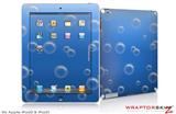 iPad Skin Bubbles Blue (fits iPad 2 through iPad 4)