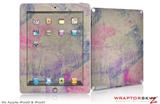 iPad Skin Pastel Abstract Pink and Blue (fits iPad 2 through iPad 4)