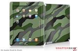 iPad Skin Camouflage Green (fits iPad 2 through iPad 4)