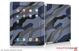 iPad Skin Camouflage Blue (fits iPad 2 through iPad 4)