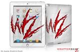iPad Skin WraptorSkinz WZ on White (fits iPad 2 through iPad 4)
