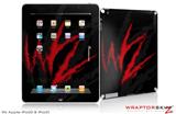 iPad Skin WraptorSkinz WZ on Black (fits iPad 2 through iPad 4)