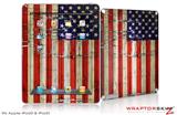 iPad Skin Painted Faded and Cracked USA American Flag (fits iPad 2 through iPad 4)