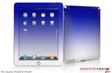 iPad Skin Smooth Fades White Blue (fits iPad 2 through iPad 4)