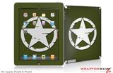 iPad Skin Distressed Army Star (fits iPad 2 through iPad 4)