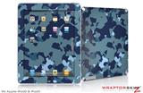 iPad Skin WraptorCamo Old School Camouflage Camo Navy (fits iPad 2 through iPad 4)