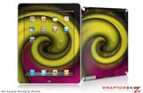 iPad Skin Alecias Swirl 01 Yellow (fits iPad 2 through iPad 4)