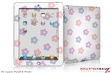 iPad Skin Pastel Flowers (fits iPad 2 through iPad 4)