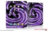 iPad Skin Alecias Swirl 02 Purple (fits iPad 2 through iPad 4)