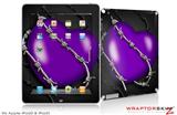 iPad Skin Barbwire Heart Purple (fits iPad 2 through iPad 4)