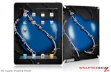 iPad Skin Barbwire Heart Blue (fits iPad 2 through iPad 4)