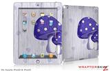 iPad Skin Mushrooms Purple (fits iPad 2 through iPad 4)