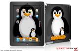 iPad Skin Penguins on Black (fits iPad 2 through iPad 4)